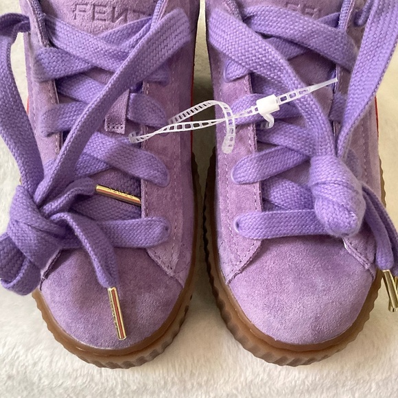 Puma Fenty Rihanna Platform Sneakers Suede Y2K Retro Creeper Size 7 - Picture 15 of 16